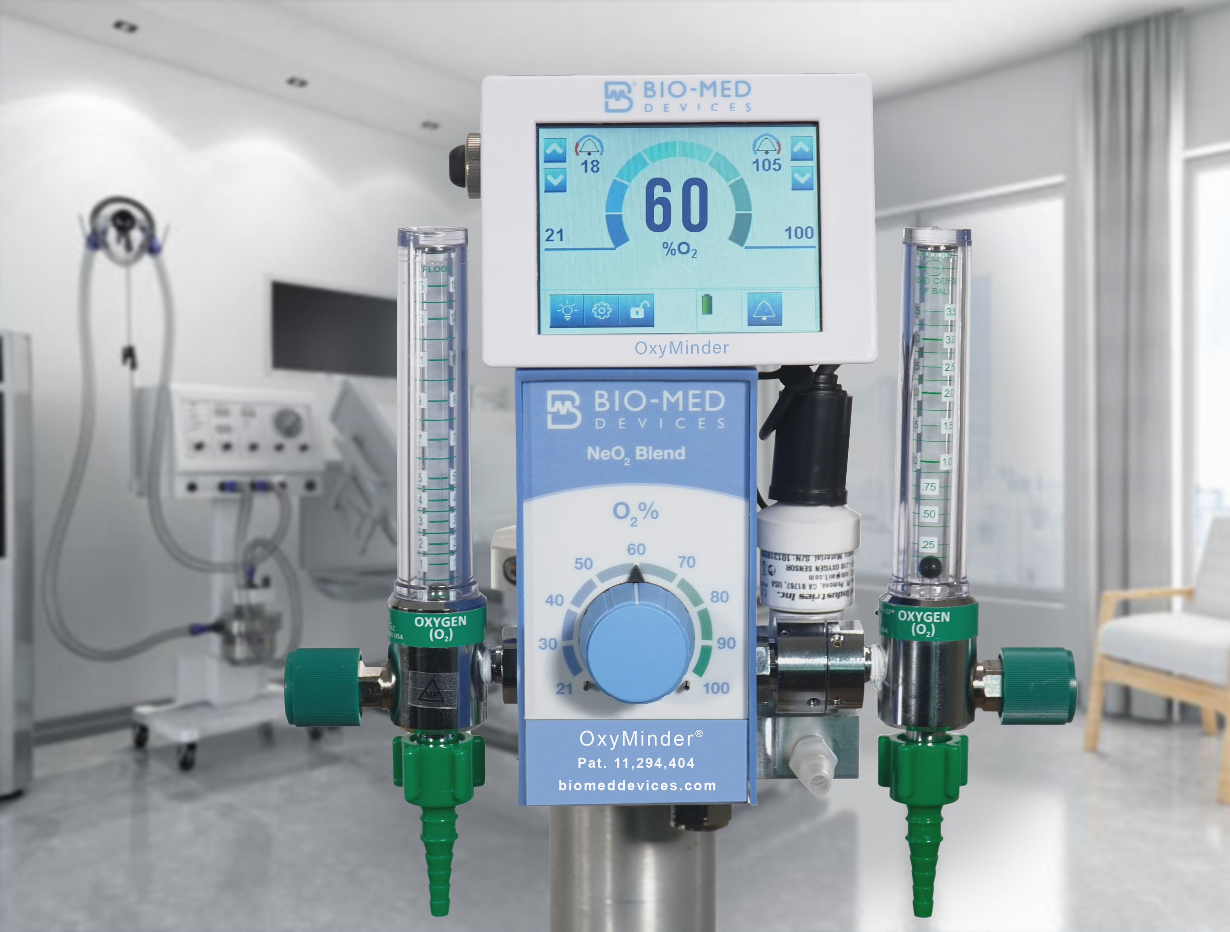 Oxyminder – Integrated Oxygen Monitoring System for Blenders